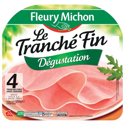4 slices of Ham LE TRANCHE FIN Tasting Nitrite-Free