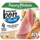 4 tr. Jambon SIMPLEMENT BON, - 25 % de Sel