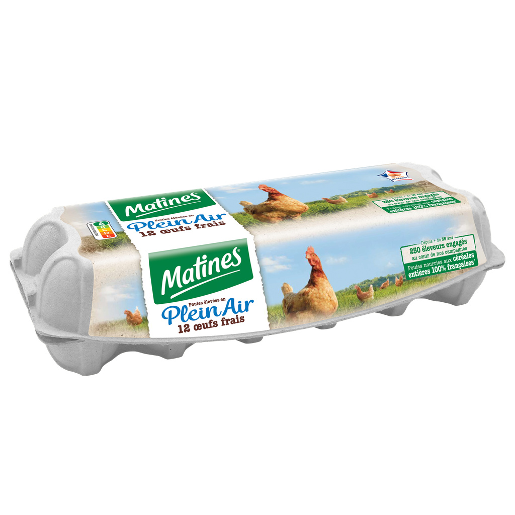 12 Free-Range Eggs TC Matines