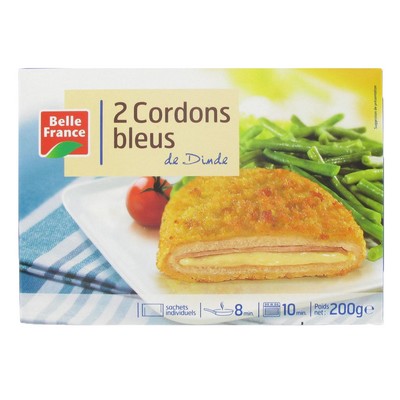 Chicken Cordon Bleu x2 BF Pack 200g