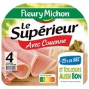 4 tr. Jambon SUPERIEUR A.C., - 25 % de SEL