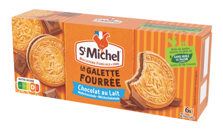 STM Milk Chocolate Filled Shortbread 240g