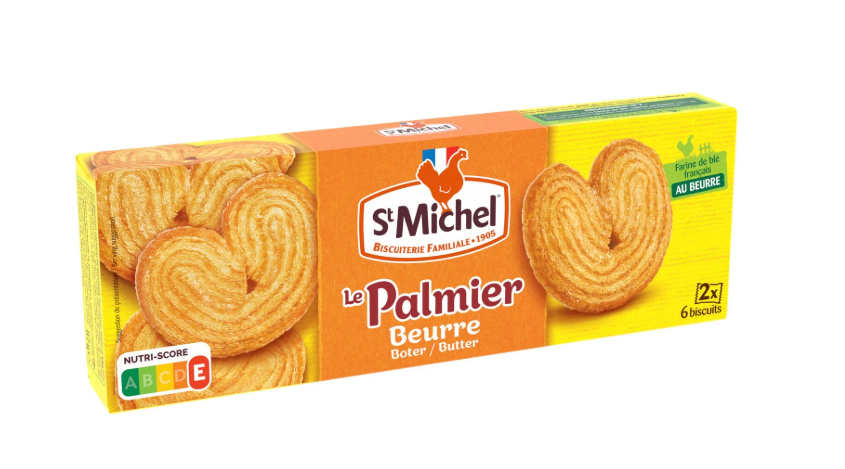 ST MICHEL BUTTER PALMIER 87G