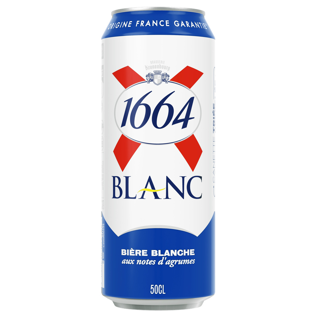 1664 Blanc 500 ml, 5.0% alcohol by volume