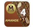 Magnum Almond Ice Cream Bars 4x100ml