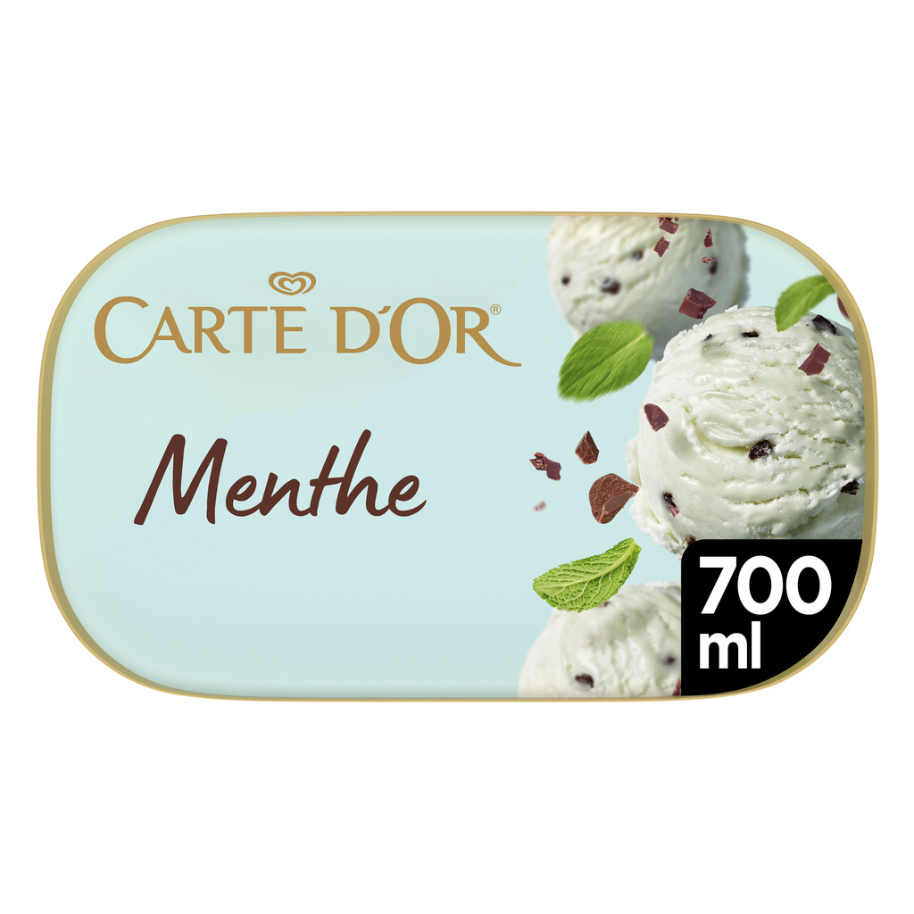 Carte D'Or Les Essentiels Glace Crème Glacée Menthe 700ml