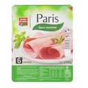JAMBON CUIT DE PARIS DD X 6 TRANCHES BF BARQ 270 G