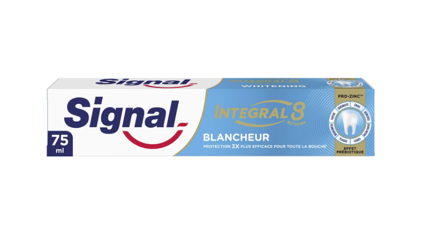 Signal Integral 8 Whitening Toothpaste Prebiotic Effect 75ml