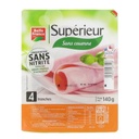 Superior Cooked Ham Without Nitrite 4 Slices Belle France 140g
