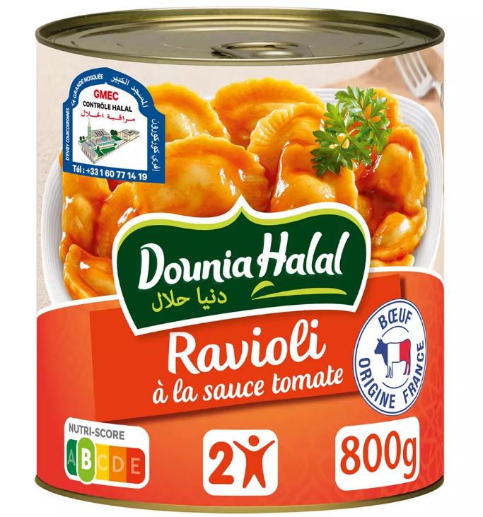 RAVIOLI B UF SAUCE TOMATE 800G