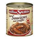 WILLIAM-SAURIN- SAUCISSES LENTILLES 840g