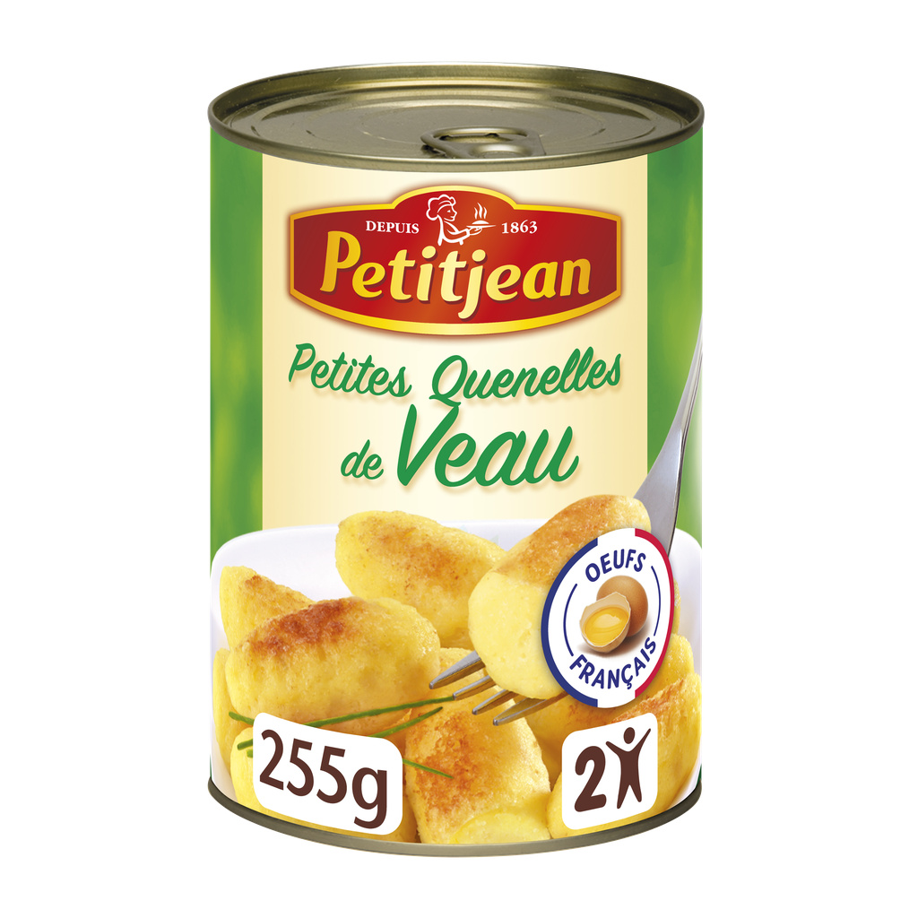 PETITJEAN - PETITES QUENELLES DE VEAU AU NATUREL 255g