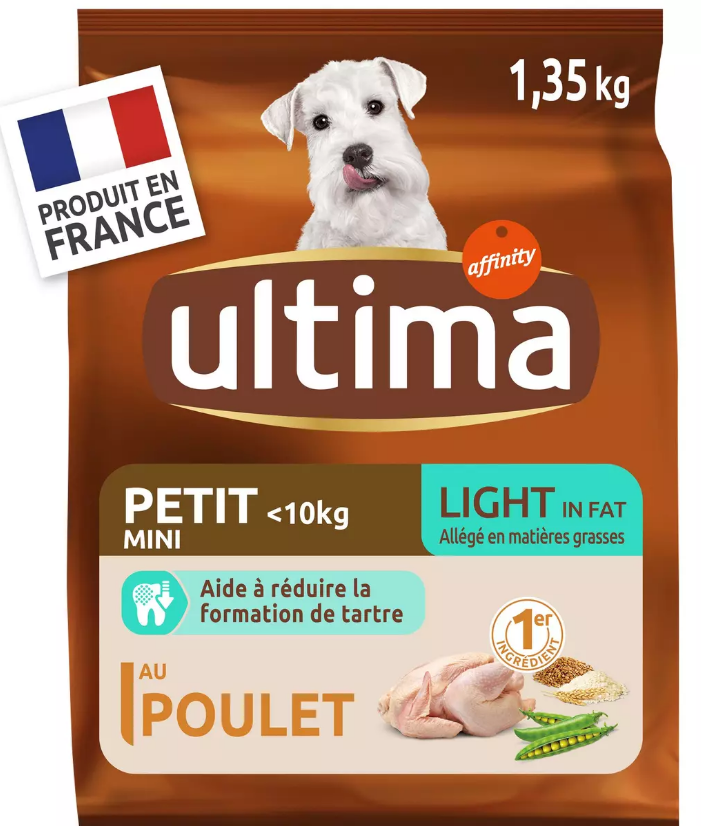 ULTIMA Small Dog Kibble Light 1.35kg