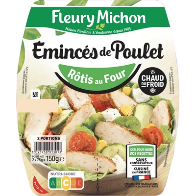 SLICED ROASTED CHICKEN 150G. FM
