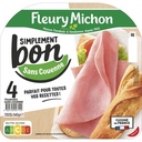 4 slices SIMPLEMENT BON Ham Without Rind