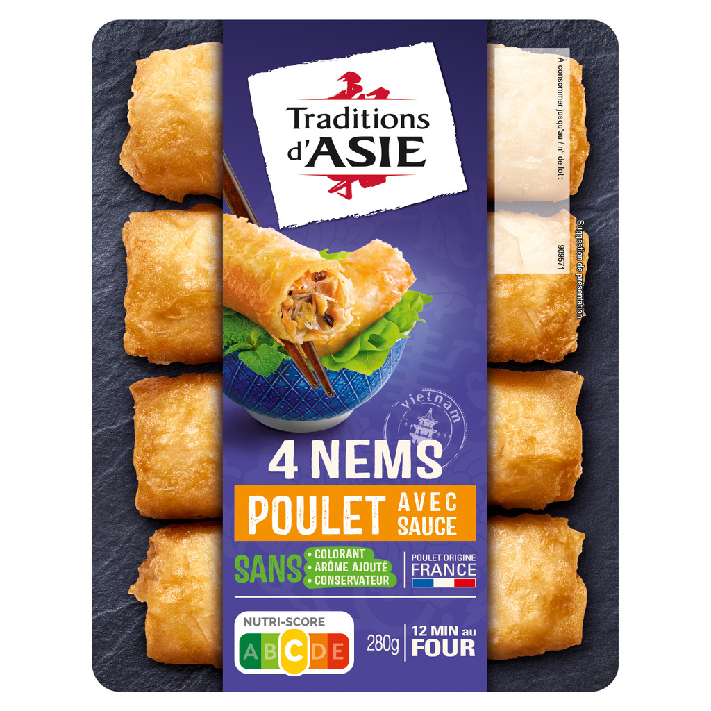 T.ASIE 4 NEMS POULET 280G