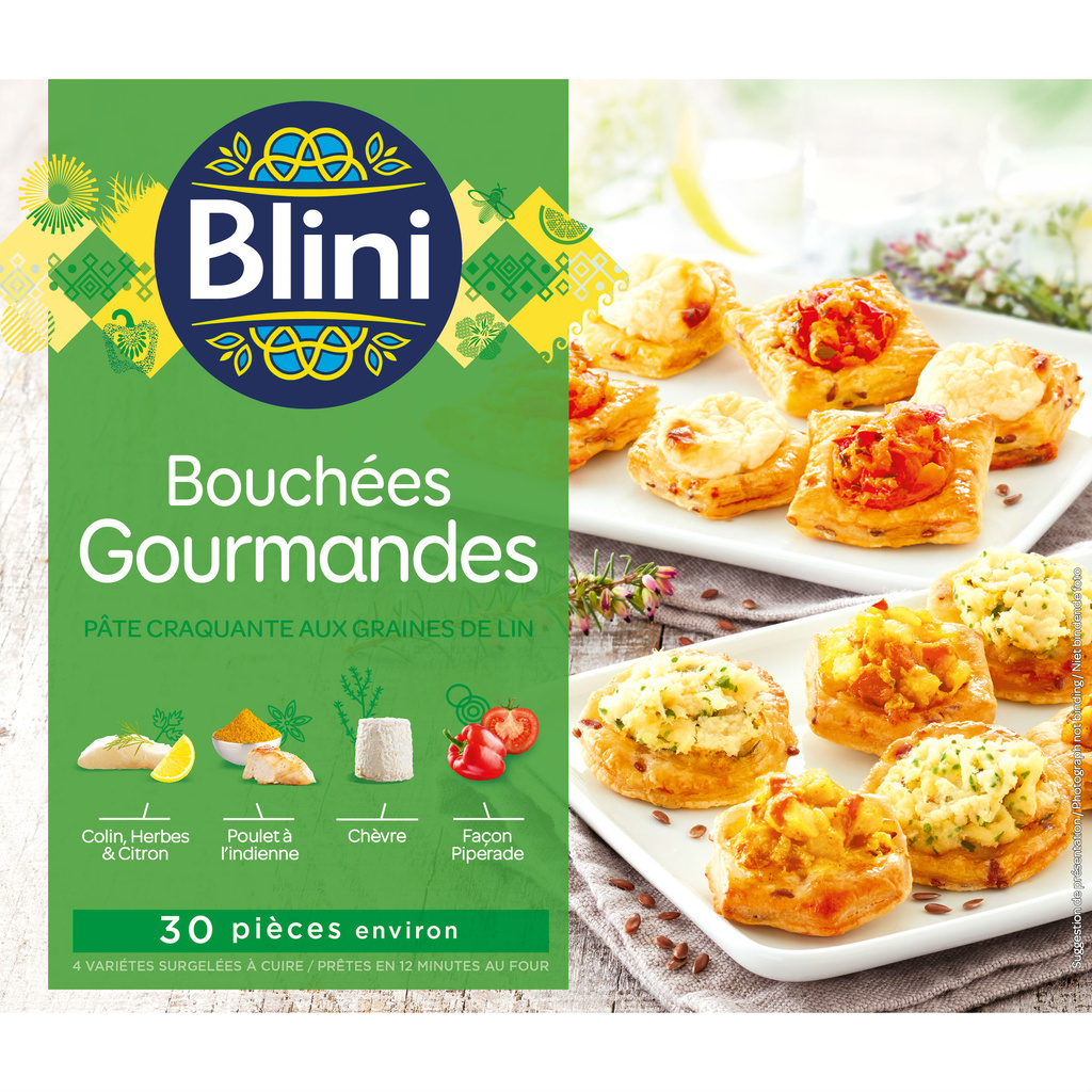 BOUCHEES GOURMANDES X30 300G - BLINI