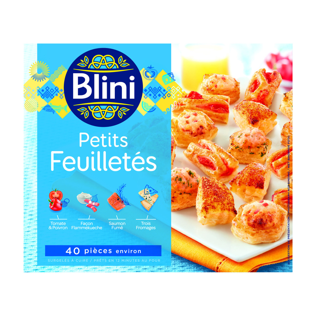 PETITS FEUILLETES X40 350G - BLINI