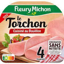 4 tr. Jambon LE TORCHON Conservation Sans Nitrite