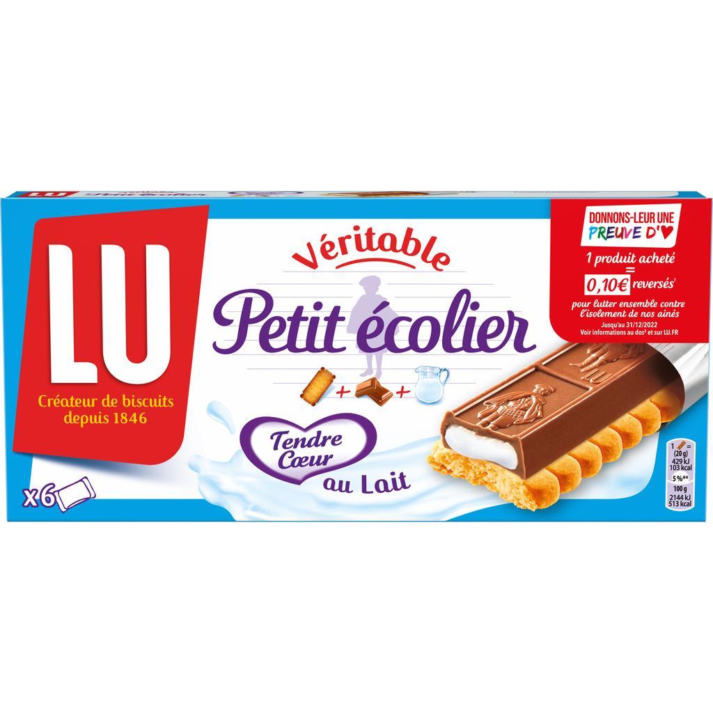 Petit Ecolier Tendre Coeur au Lait 120g