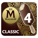 Magnum Classic Vanilla & Chocolate Ice Cream Bars 4x100ml