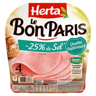 LE BON PARIS -25% de sel 4T 140g