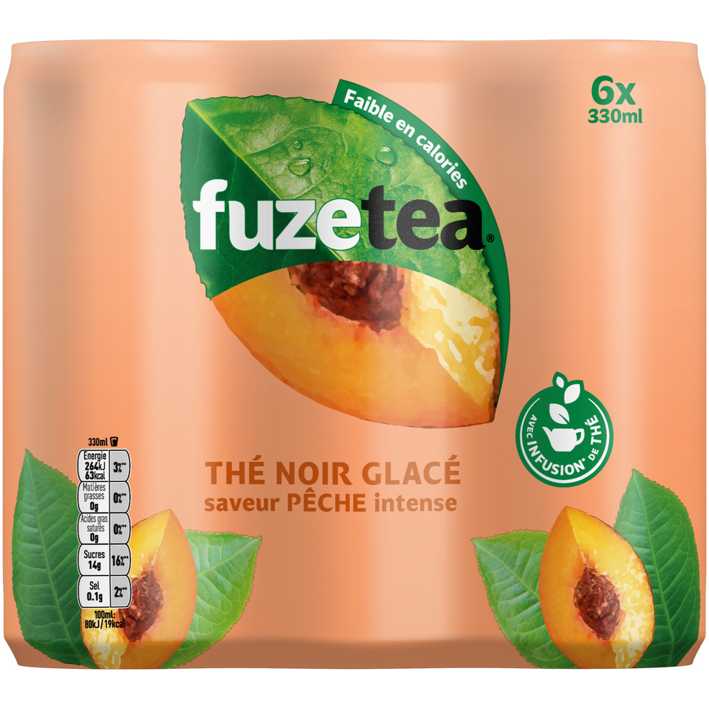 FUZETEA Peach 6x33cl Cans
