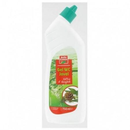 750ML Belle France WC Gel Cleaner with Bleach Pine Fresh Disinfectant