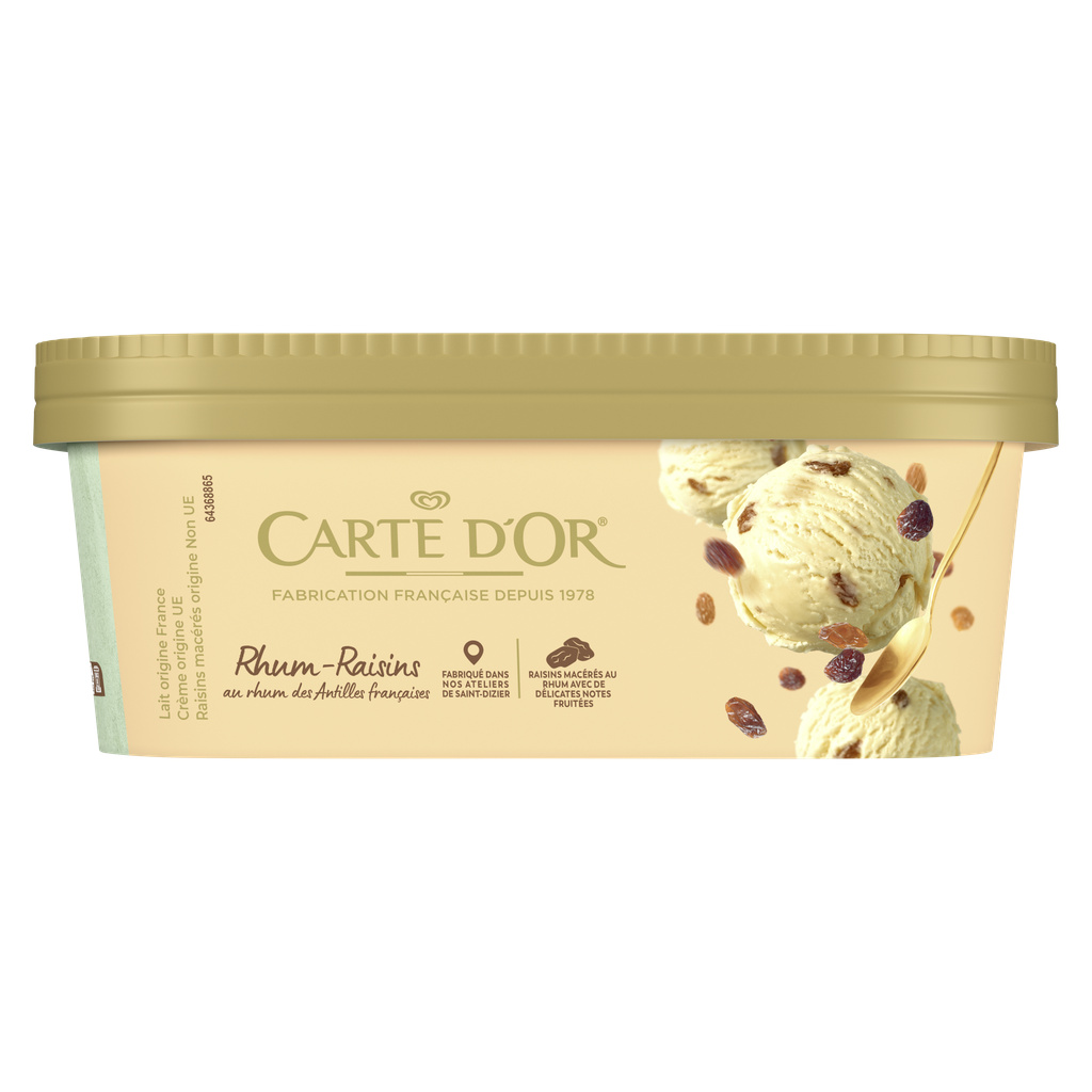 Carte D'Or The Essentials Rum & Raisin Ice Cream 700ml