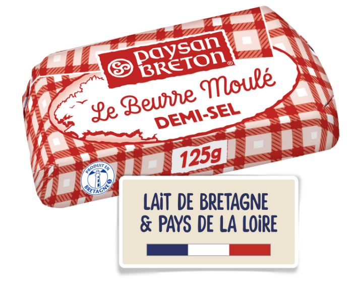 Paysan Breton - Beurre moulé demi sel 125gr