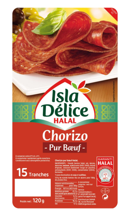 ID Halal Chorizo 15 slices 120g