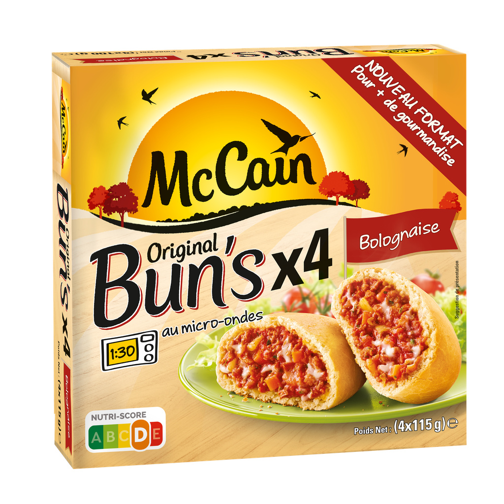 ORIGINAL BOLOGNAISE BUN'S 460G McCAIN