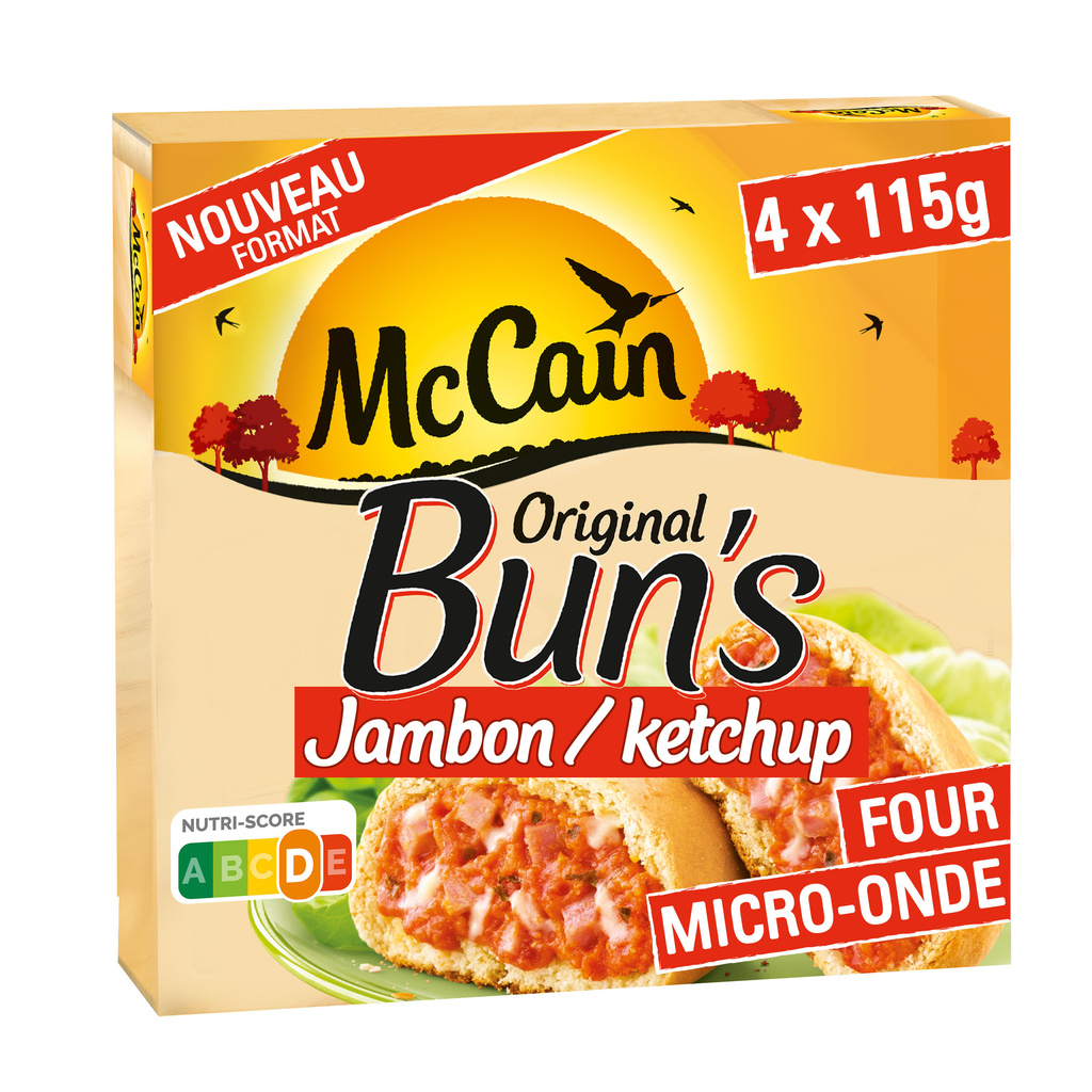 McCain ORIGINAL BUN'S HAM KETCHUP 460G