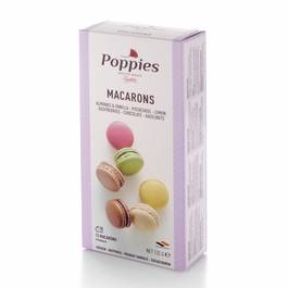 132G 12X MACARONS POPPIES