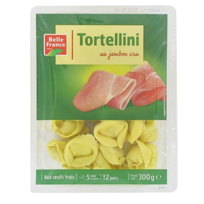 TORTEL.RAW HAM 300G BF