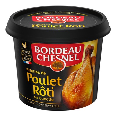 BORDEAU CHESNEL SPECIALITE CHARCUTIERE AU POULET RÔTI EN COCOTTE 110G