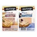 TERRINE DE CAMPAGNE DOREE AU FOUR ET MOUSSE DE CANARD AU PORTO 2X50G MADRANGE