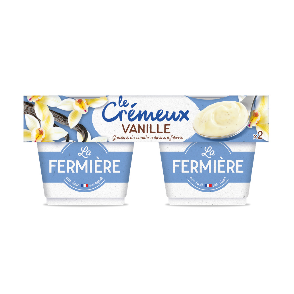 Le crémeux VANILLE 2x120g