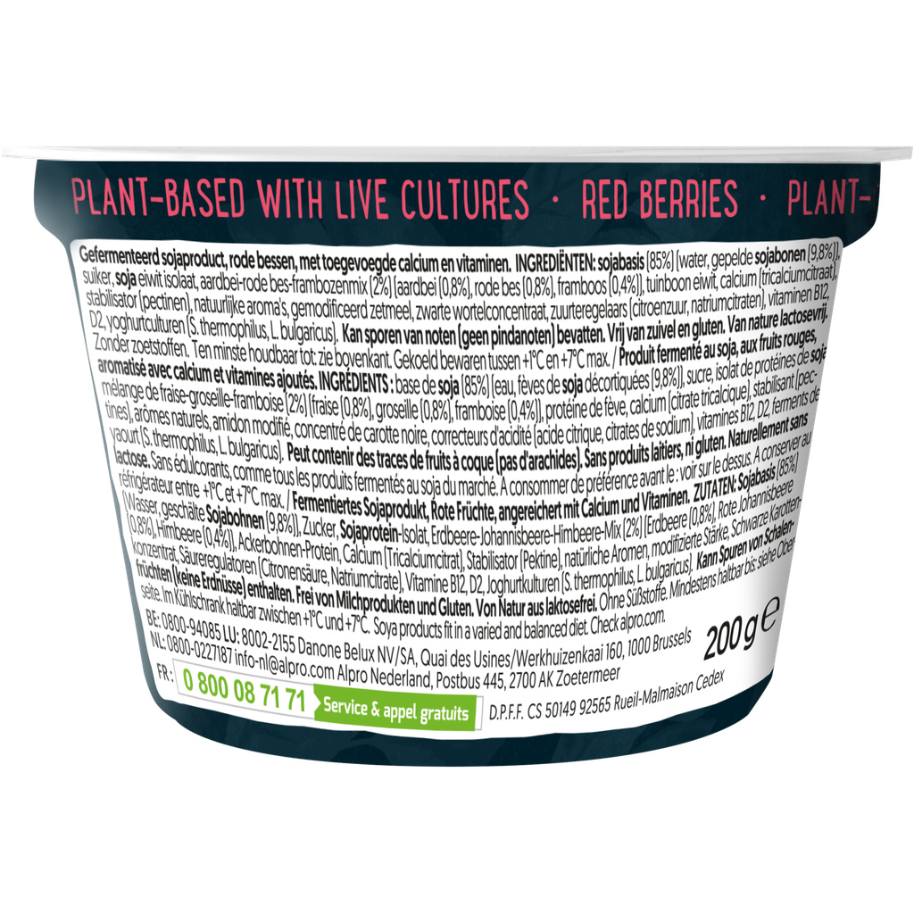 Alpro High Protein Red Berries 200g