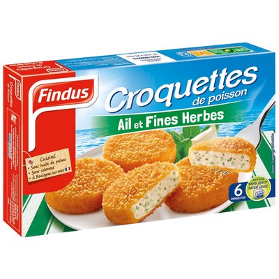 Croquettes Poisson MSC Ail et Fines Herbes 300g
