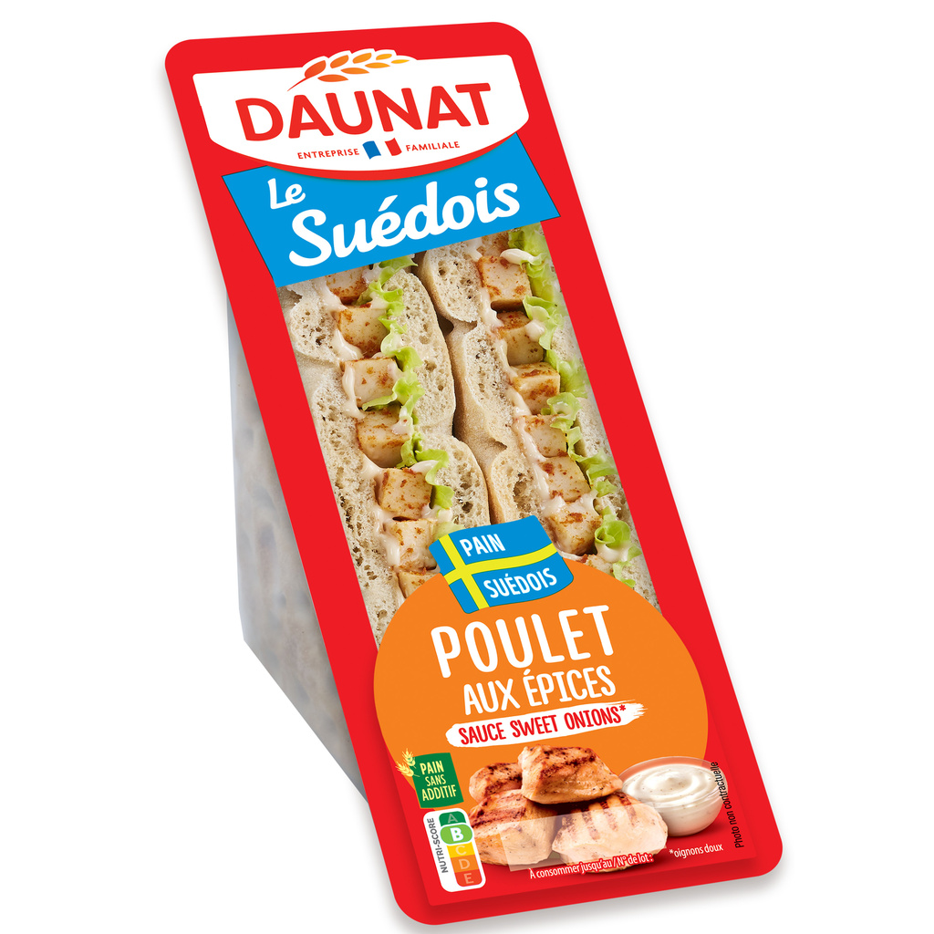 CLUB SUEDOIS poulet épices DAUNAT 135G