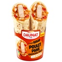 WRAP LE KEBAB Poulet pané oignons frits sauce Blanche DAUNAT 180G