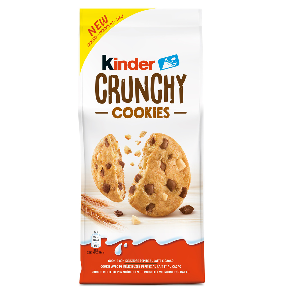 KINDER CRUNCHY COOKIES 136G