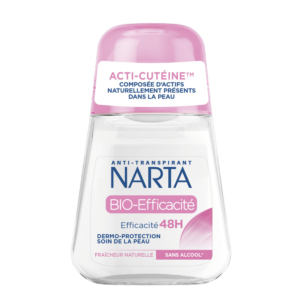 NARTA WOMEN'S DEO ROLL-ON ORGANIC EFFECTIVENESS 50ML