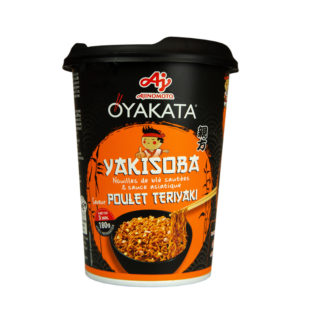 OYAKATA Nouilles sautées Yakisoba Poulet Teriyaki 8x96g