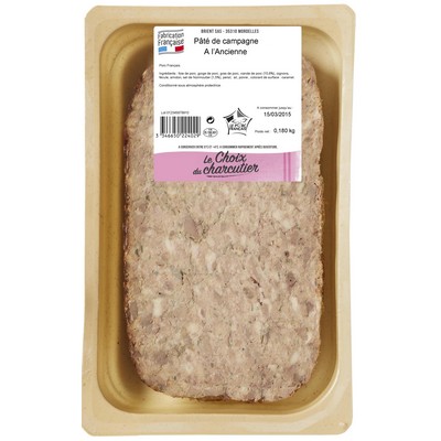 Pâté de Campagne  (1Tranche) 180 g