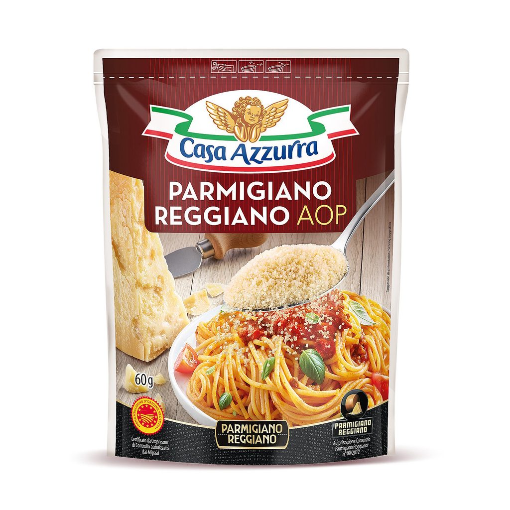 Grated Parmigiano Reggiano PDO 60g Casa Azzurra