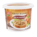 RILLETTE DE POULET ROTI EN MARMITE BF POT 220 G