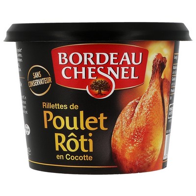 Bordeau Chesnel Roast Chicken Rillettes in Casserole 220g