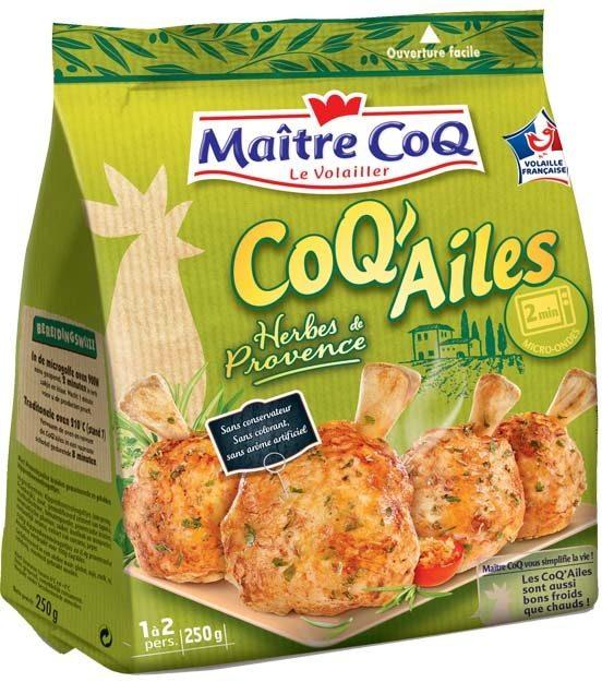 COQ AILES BARBECUE SAC 250G MAITRE COQ